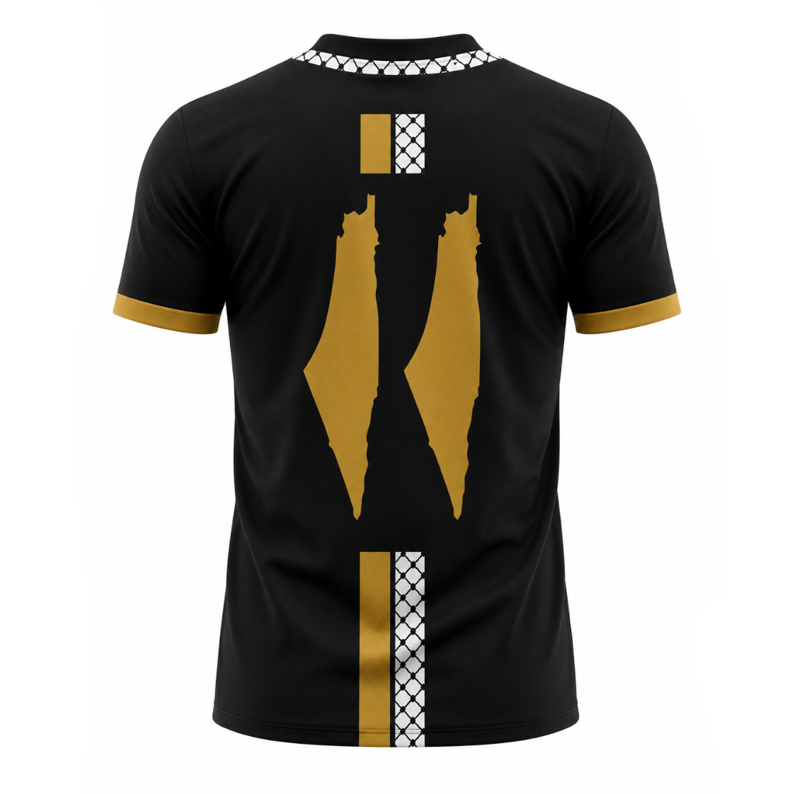 Palästina Trikot – Black & Gold Edition