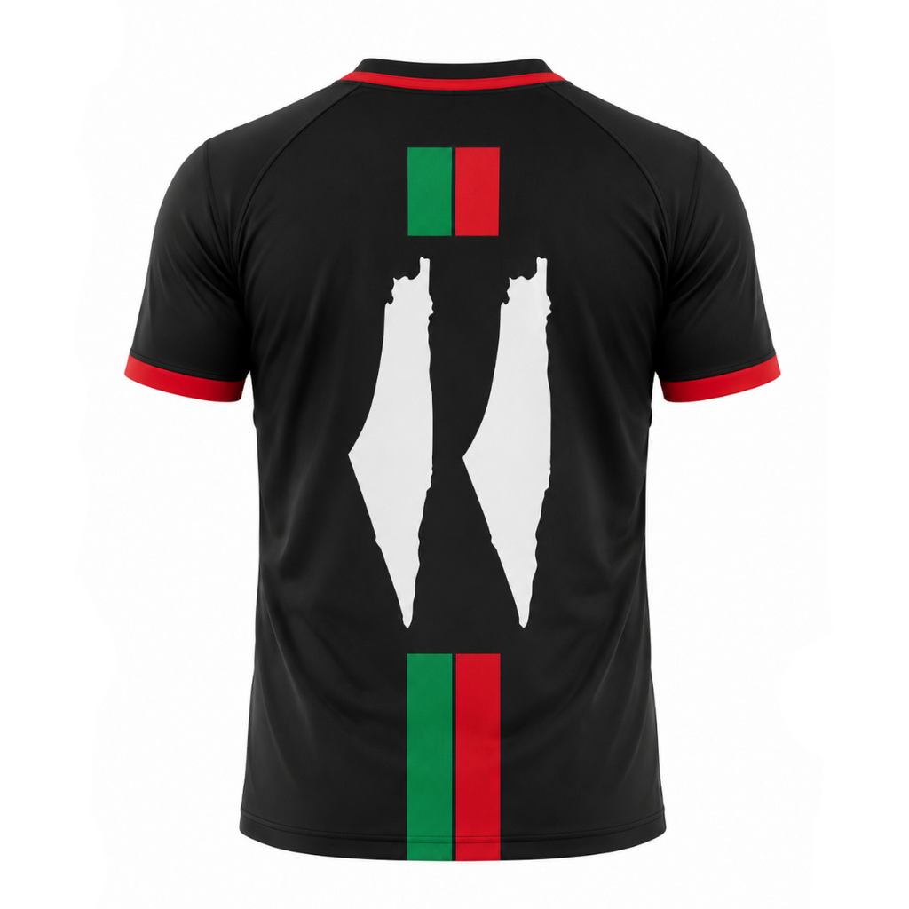 Palästina Trikot – Schwarz