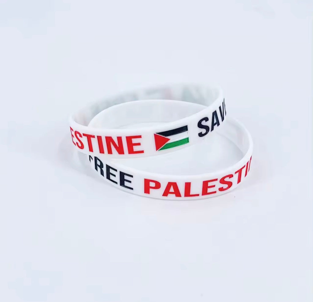 Solidaritätsarmband "Free Palestine / Save Gaza"