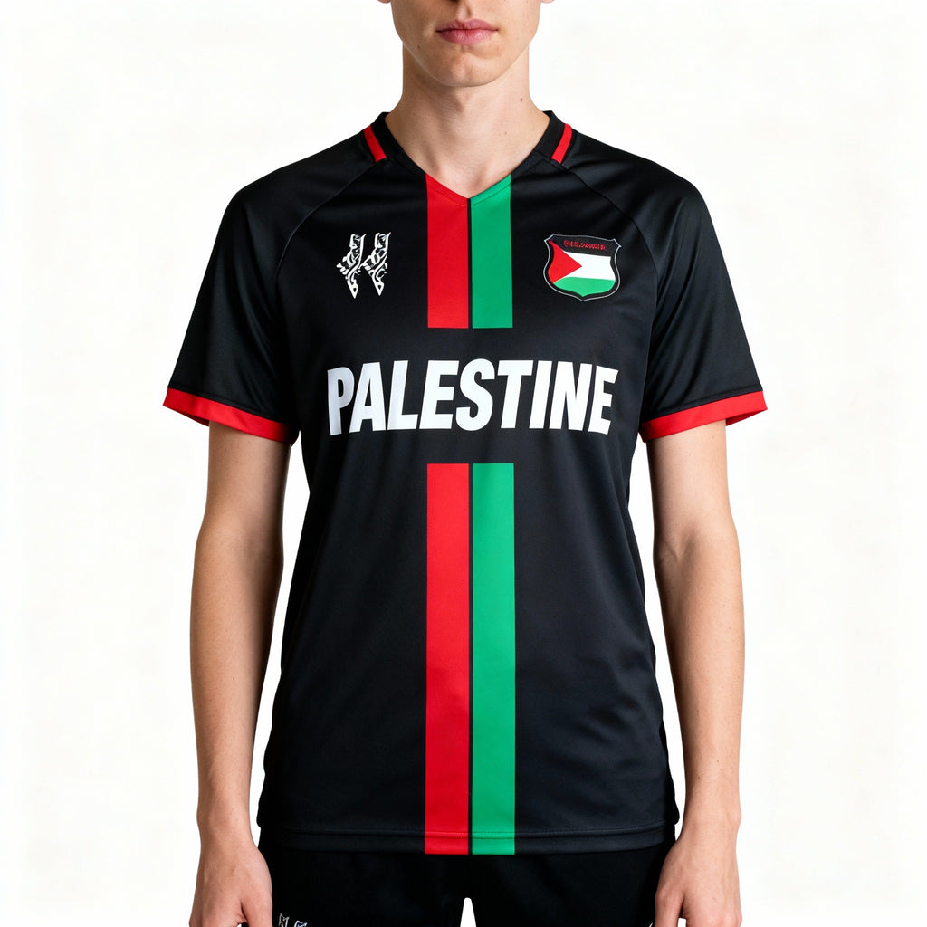 Palästina Trikot – Schwarz