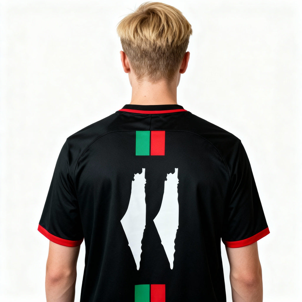 Palästina Trikot – Schwarz