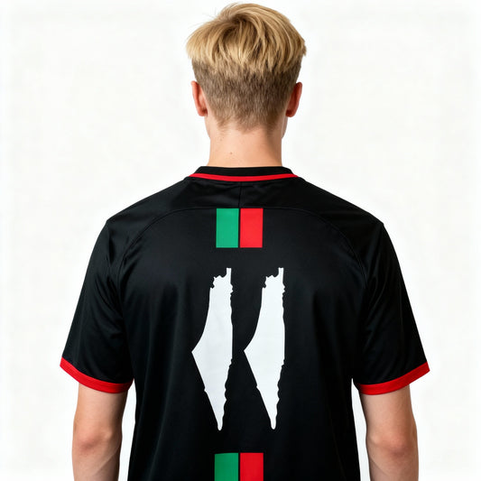 Palästina Trikot – Schwarz